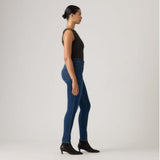 Levi's 721 High Rise Skinny Jeans In True Blue Dark