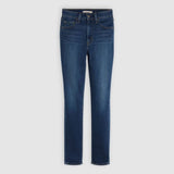 Levi's 721 High Rise Skinny Jeans In True Blue Dark
