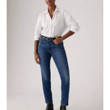 Levi's 724™ High Rise Straight Jeans In Damaged Stats Blue