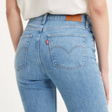 Levi's 724™ High Waist Straight Medium Indigo Jeans In Worn In Blue Wave