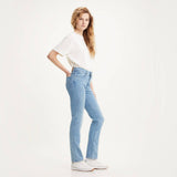 Levi's 724™ High Waist Straight Medium Indigo Jeans In Worn In Blue Wave