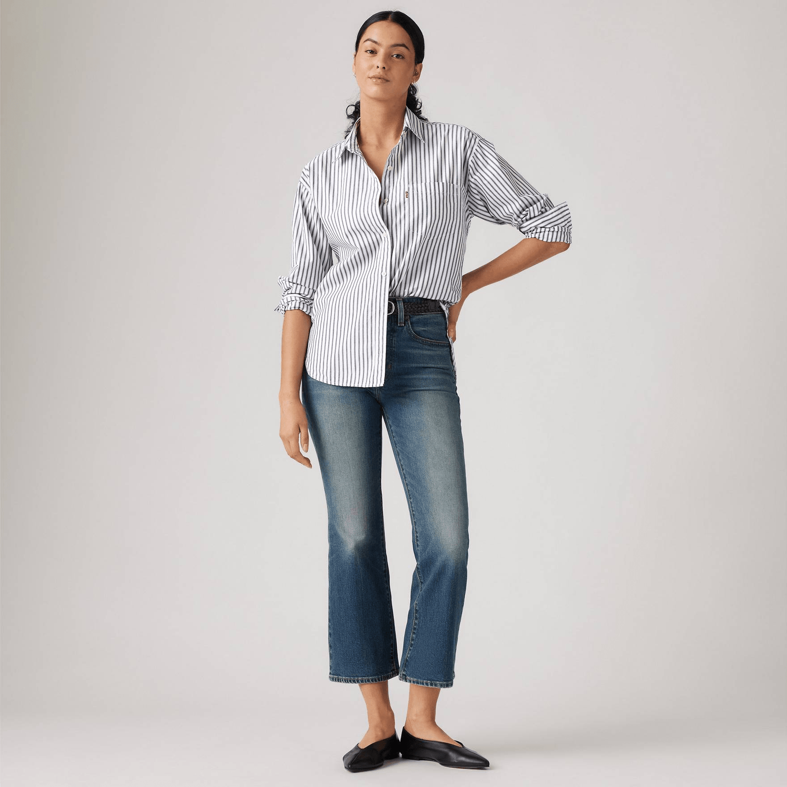 Levi's 725™ Kick Boot Jeans in Ankle Time Blue 27L