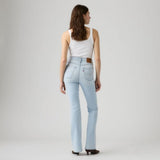 Levi's 726 HR Flare Jeans In True Blue Light