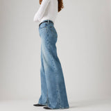 Levi's 728 High Rise Wide Leg Jeans Sweet Success In Blue