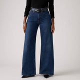 Levi's 728 High Rise Wide Leg Jeans Woodstock In Blue