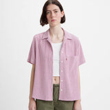 Levi's Alfie Shirt Dominique Check in Iris Orchid