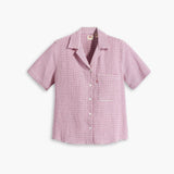 Levi's Alfie Shirt Dominique Check in Iris Orchid