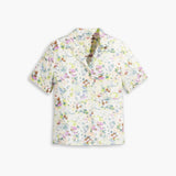 Levi's Alfie Shirt Hazy Floral in Almond Cream