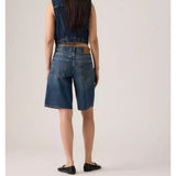 Levi's Baggy Dad Jorts Hinged Heart Jort In Blue