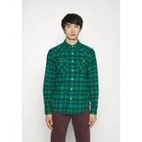 Levi's Barstow Western Standard Plaid Shirt in Sporting Green