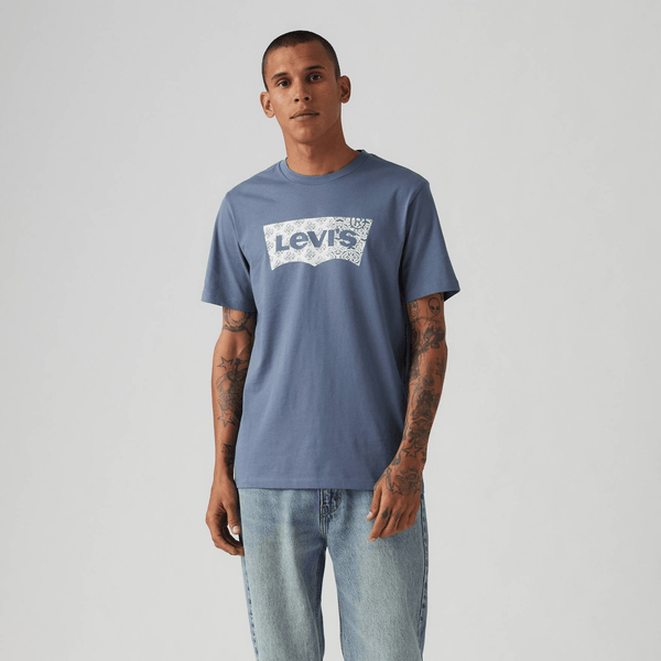 Levi's Classic Graphic Tee in Vintage Indigo Blue