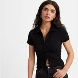 Levi's Cloud Button Up Blouse in Black