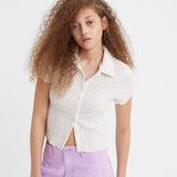 Levi's Cloud Button Up in White