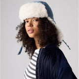 Levi's Cozy Trapper Hat In Blue Sky Wash