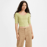 Levi's Dry Goods Pointelle Top Green