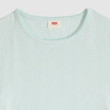 Levi's Dry Goods T-Shirt Pale Blue Pointelle