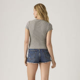 Levi's Dry Goods T-Shirt Patricia Printed Check Anthracite Night