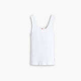 Levi's Essential Rib Tank Top in White