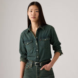 Levi's Essential Western Shirt Verdant Ventures Top In Blue