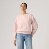 Levi's Everyday Crewneck Sweatshirt In Crystal Pink