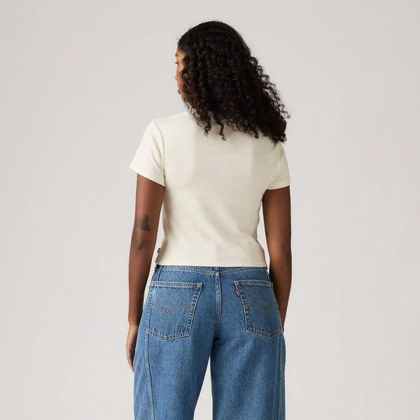 Levi’s Graphic Essential Sporty Tee In Archival Egret