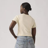 Levi's Graphic Essential Sporty Tee Studded Lemons Seedpearl In Orange