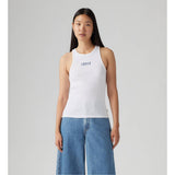 Levi's Graphic Gemini Tank Top In Bright White