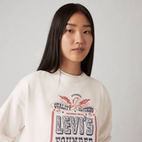 Levi's Graphic Heritage Crewneck Sweatshirt in White