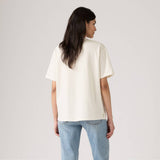 Levi's Graphic Tabor Tee Cowboy Boot And Hat Egret In White