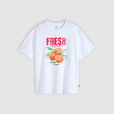 Levi's Graphic Tabor Tee Vitamin Sea Bright In White