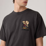 Levi's Graphic Vintage Fit T-Shirt Horseshoe Bison Phantom In Black