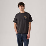 Levi's Graphic Vintage Fit T-Shirt Horseshoe Bison Phantom In Black