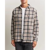 Levi's Jackson Worker Flannel Shirt In Oatmeal