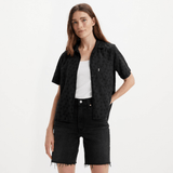 Levi's Joyce Short Sleeve Resort Shirt In Black Caviar