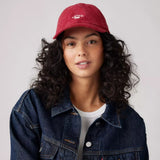Levi's Lazy Girl Logo Cap In Red