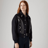 Levi's Lennox Rodeo Jacket Anthracite Night In Black
