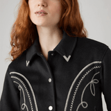 Levi's Lennox Rodeo Jacket Anthracite Night In Black