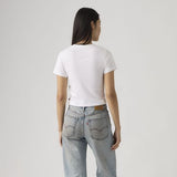 Levi's Let's Jam Brand-Embroidered Cotton-Blend T-Shirt in White