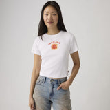 Levi's Let's Jam Brand-Embroidered Cotton-Blend T-Shirt in White
