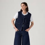 Levi's Lottie Liner Vest In Shaded View