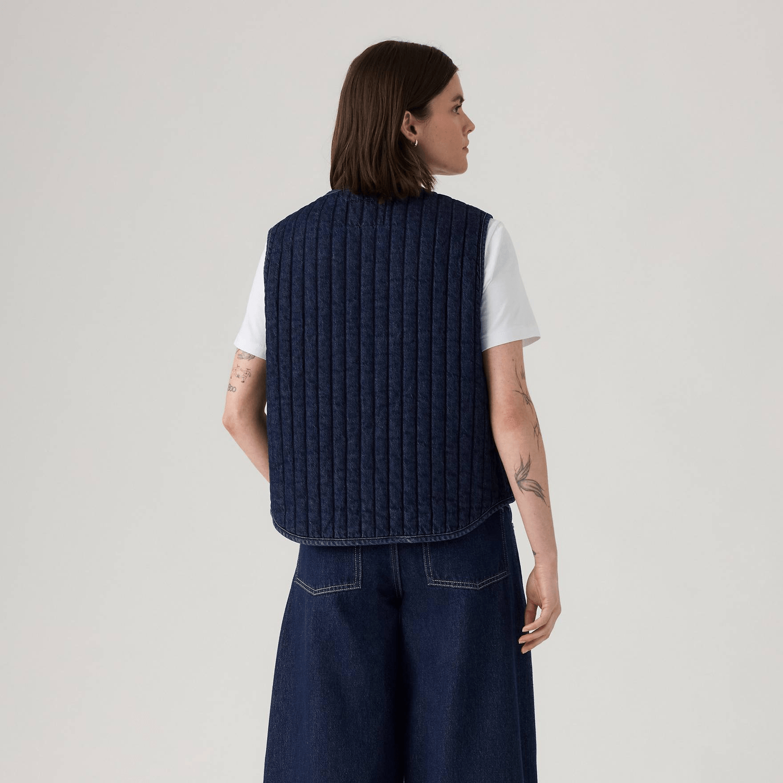 Levi's Lottie Liner Vest In Shaded View