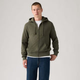 Levi's New Original Zip-Up Hoodie In Green