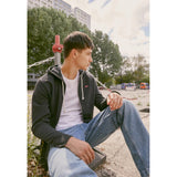 Levi's New Original Zip Up Hoodie in Meteorite