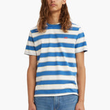 Levi's Original Housemark T-Shirt Flowing Stripe In Star Sapphire
