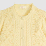 Levi's Pauline Pointelle Short Sleeve Cardigan French Vanilla