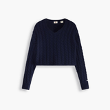 Levi's Rae Cropped Sweater Nightwatch Blue