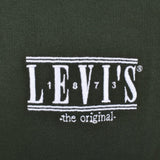 Levi's Relaxed Fit Serif Logo Hoodie In Dark Green