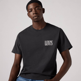 Levi's Relaxed Fit Short Sleeve Graphic Tee in Mineral Black