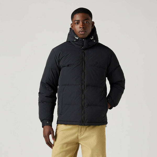 Levi's Rockridge Short Puffer In Jet Black