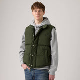 Levi's Rockridge Vest In Duffel Bag Green